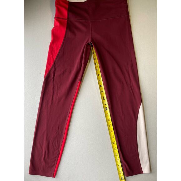Athleta Leggings Womens Size Medium Elation ASYM 7/8 In Powervita Workout Pants - Picture 12 of 13